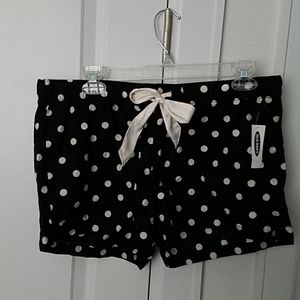 NWT Old Navy Pokadot Pajamas Shorts sz M